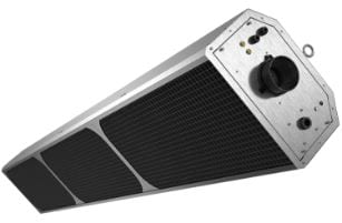 Detroit Radiant DST-80N Gas-Fired Low Intensity Patio Heater 1 Detroit Radiant DST-80N Gas-Fired Low Intensity Patio Heater